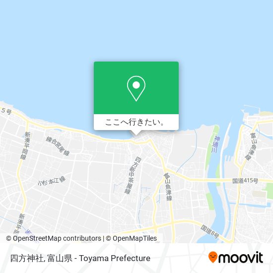 四方神社地図