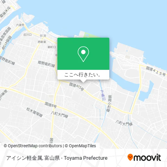 アイシン軽金属地図