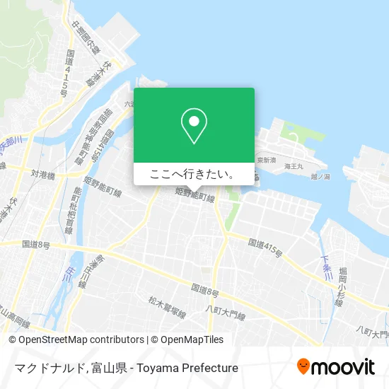 マクドナルド地図