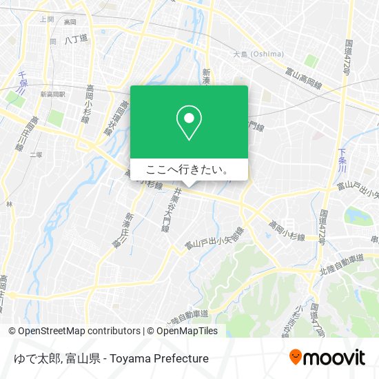 ゆで太郎地図