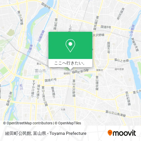綾田町公民館地図