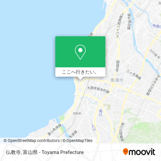 仏教寺地図