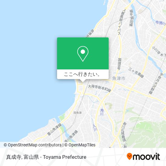 真成寺地図