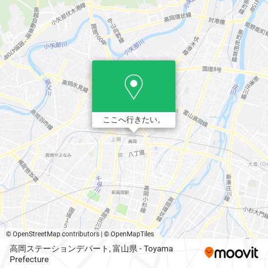 高岡ステーションデパート地図