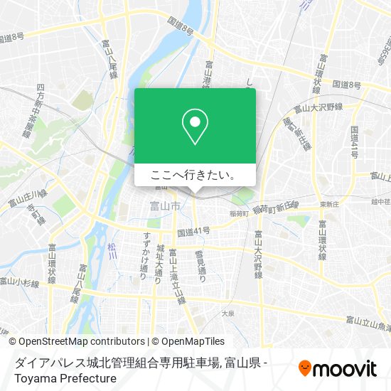 ダイアパレス城北管理組合専用駐車場地図