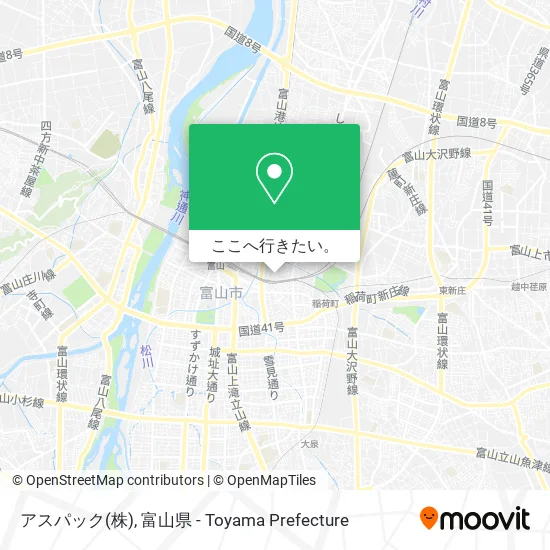 アスパック(株)地図