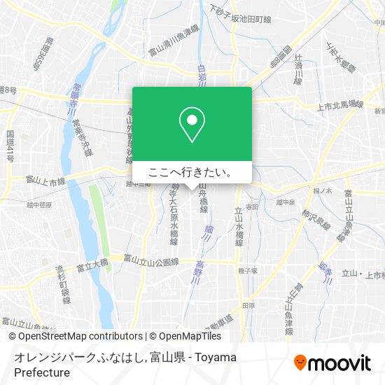 オレンジパークふなはし地図