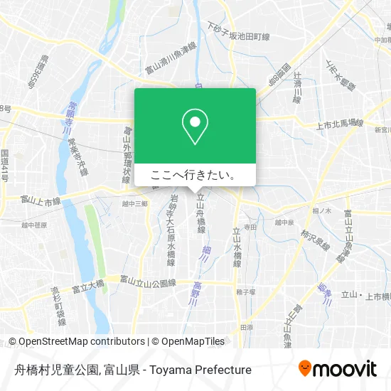 舟橋村児童公園地図