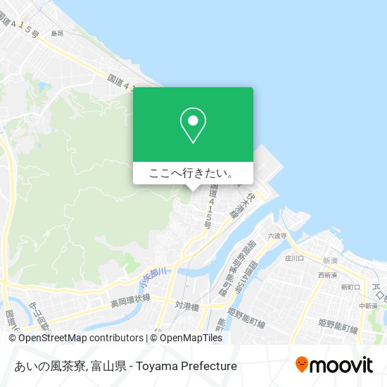 あいの風茶寮地図
