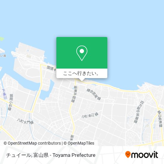 チュイール地図