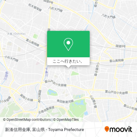 新湊信用金庫地図
