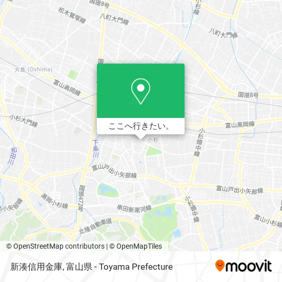 新湊信用金庫地図