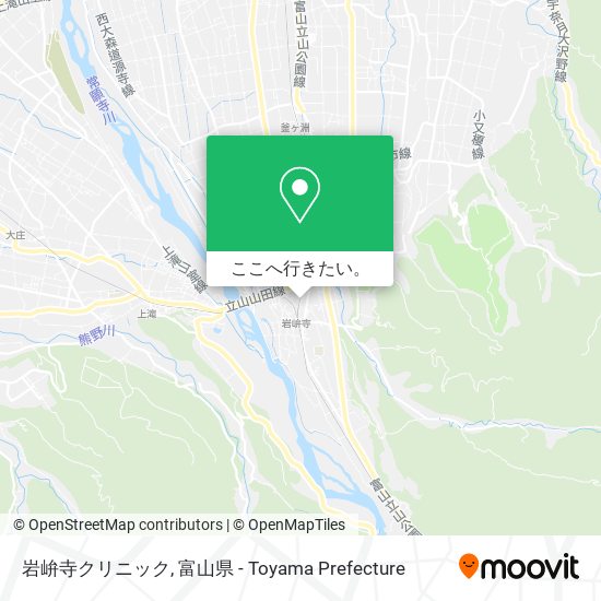岩峅寺クリニック地図