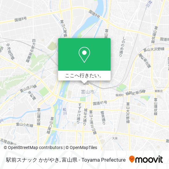 駅前スナック かがやき地図