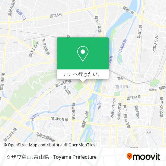 クザワ富山地図
