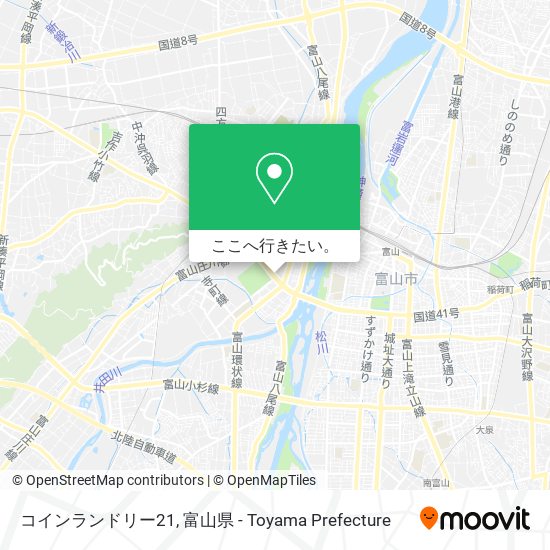 コインランドリー21地図