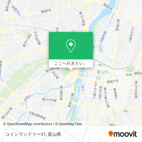 コインランドリー21地図