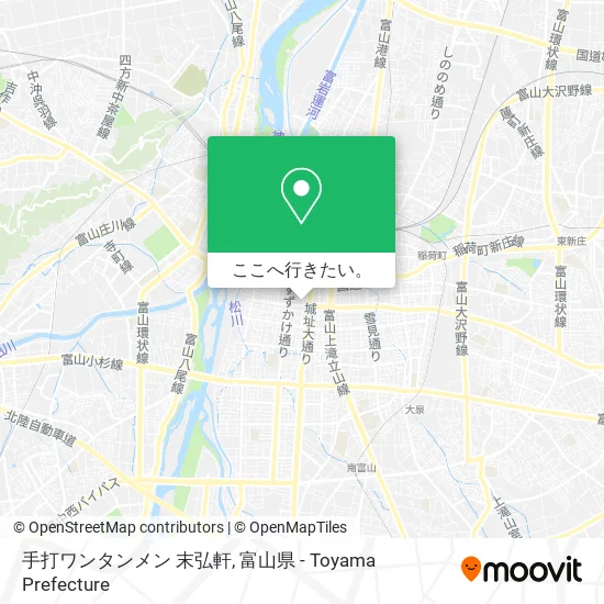 手打ワンタンメン 末弘軒地図