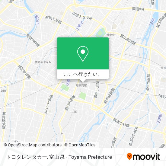 トヨタレンタカー地図