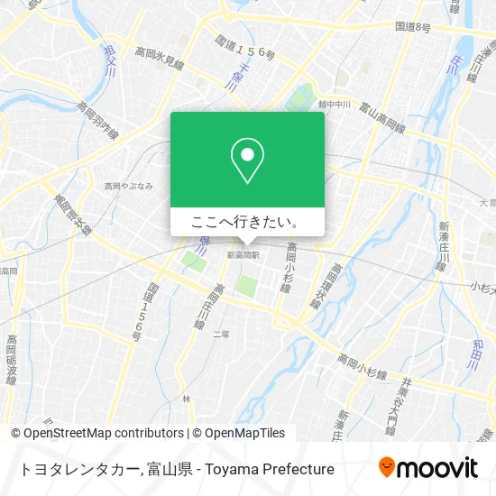 トヨタレンタカー地図