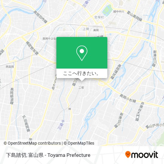 下島踏切地図