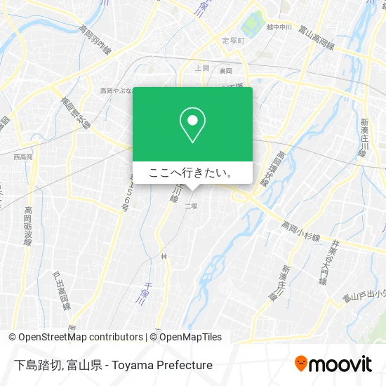 下島踏切地図