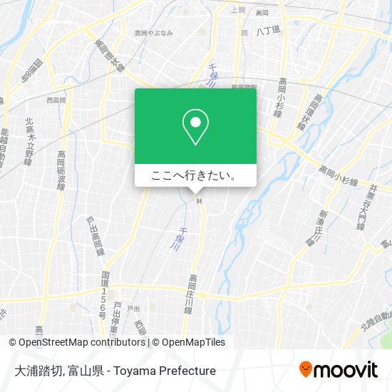 大浦踏切地図