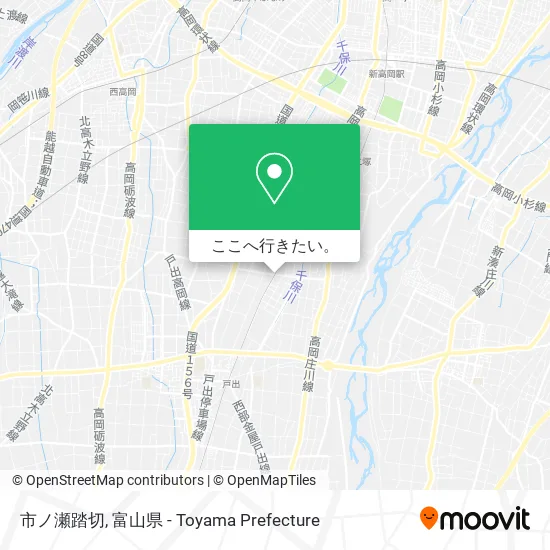 市ノ瀬踏切地図