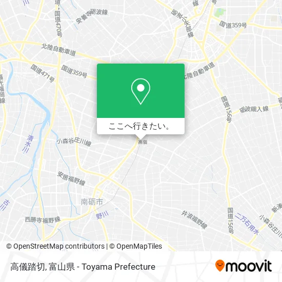 高儀踏切地図