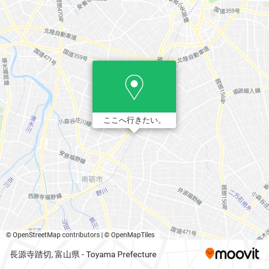 長源寺踏切地図
