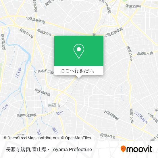 長源寺踏切地図