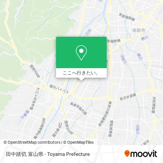 田中踏切地図