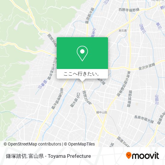 鎌塚踏切地図