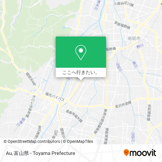 Au地図