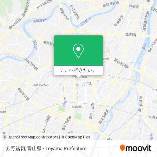 芳野踏切地図