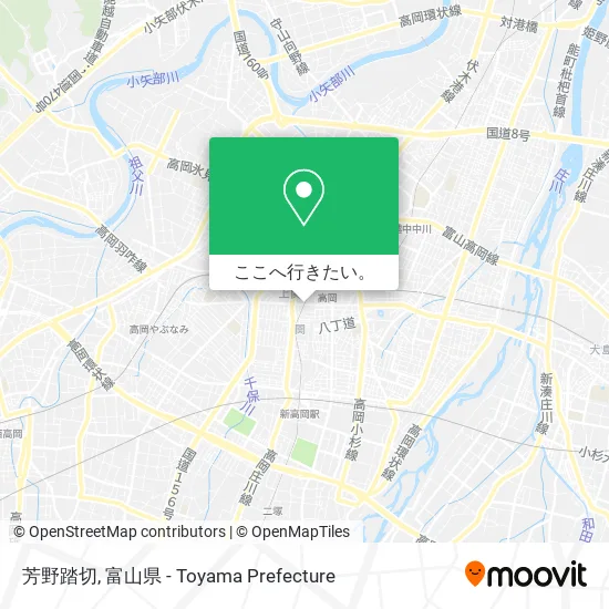 芳野踏切地図