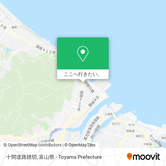 十間道路踏切地図