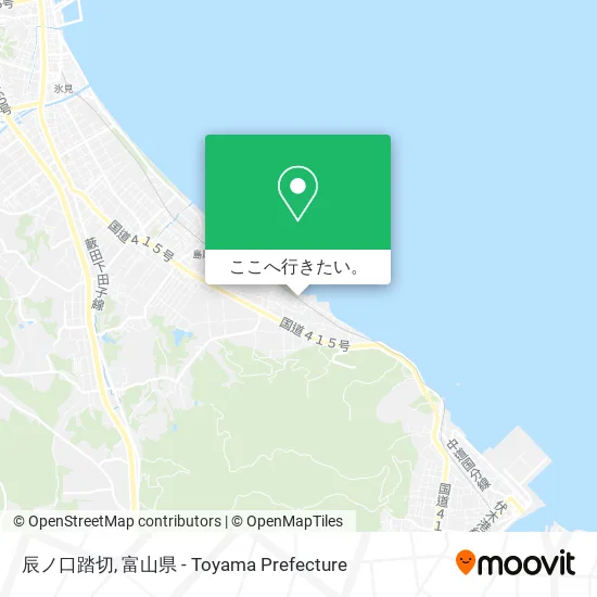 辰ノ口踏切地図