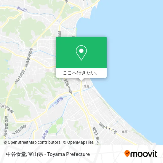 中谷食堂地図