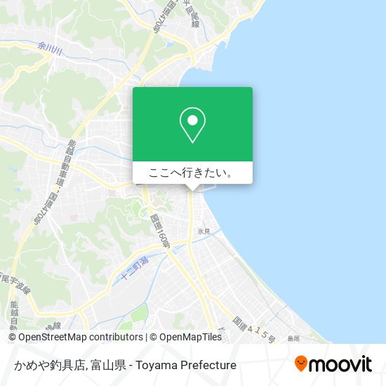 かめや釣具店地図