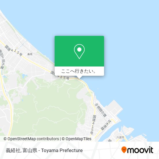 義経社地図