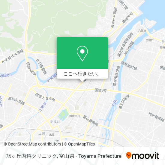 旭ヶ丘内科クリニック地図