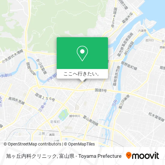 旭ヶ丘内科クリニック地図