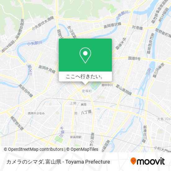 カメラのシマダ地図