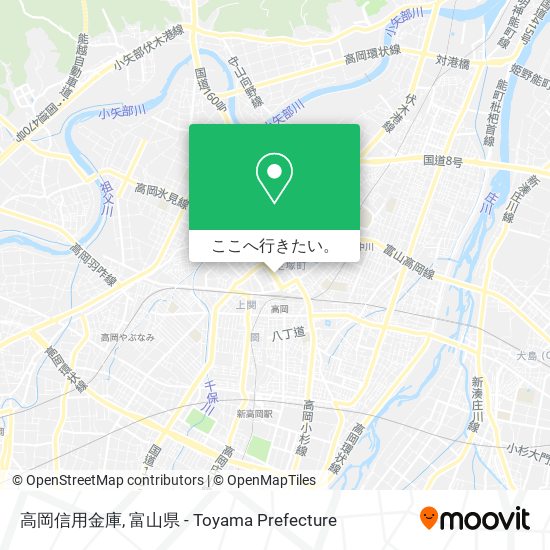 高岡信用金庫地図