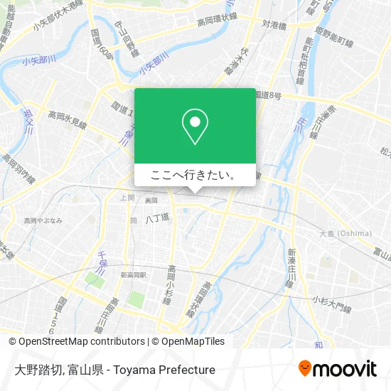 大野踏切地図