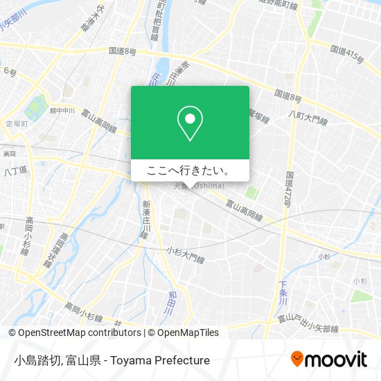 小島踏切地図