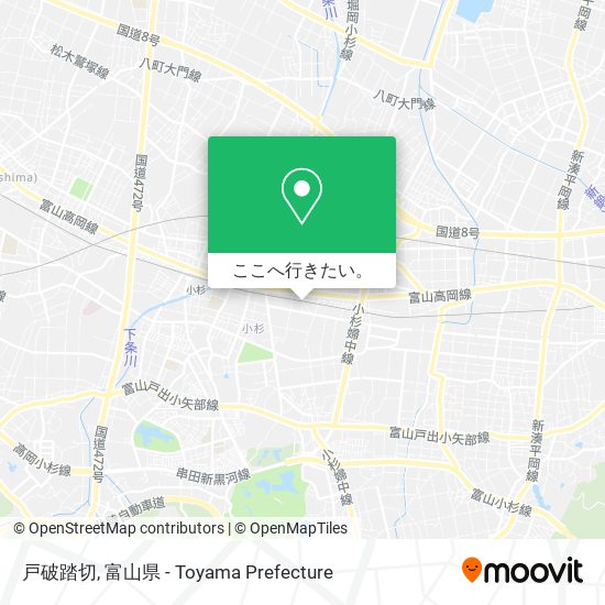 戸破踏切地図