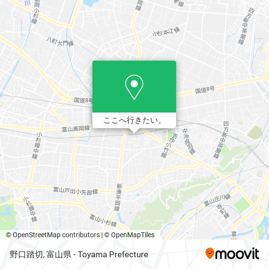 野口踏切地図