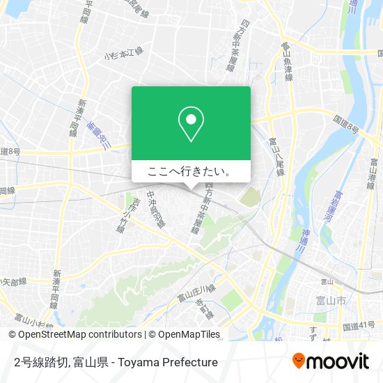 2号線踏切地図